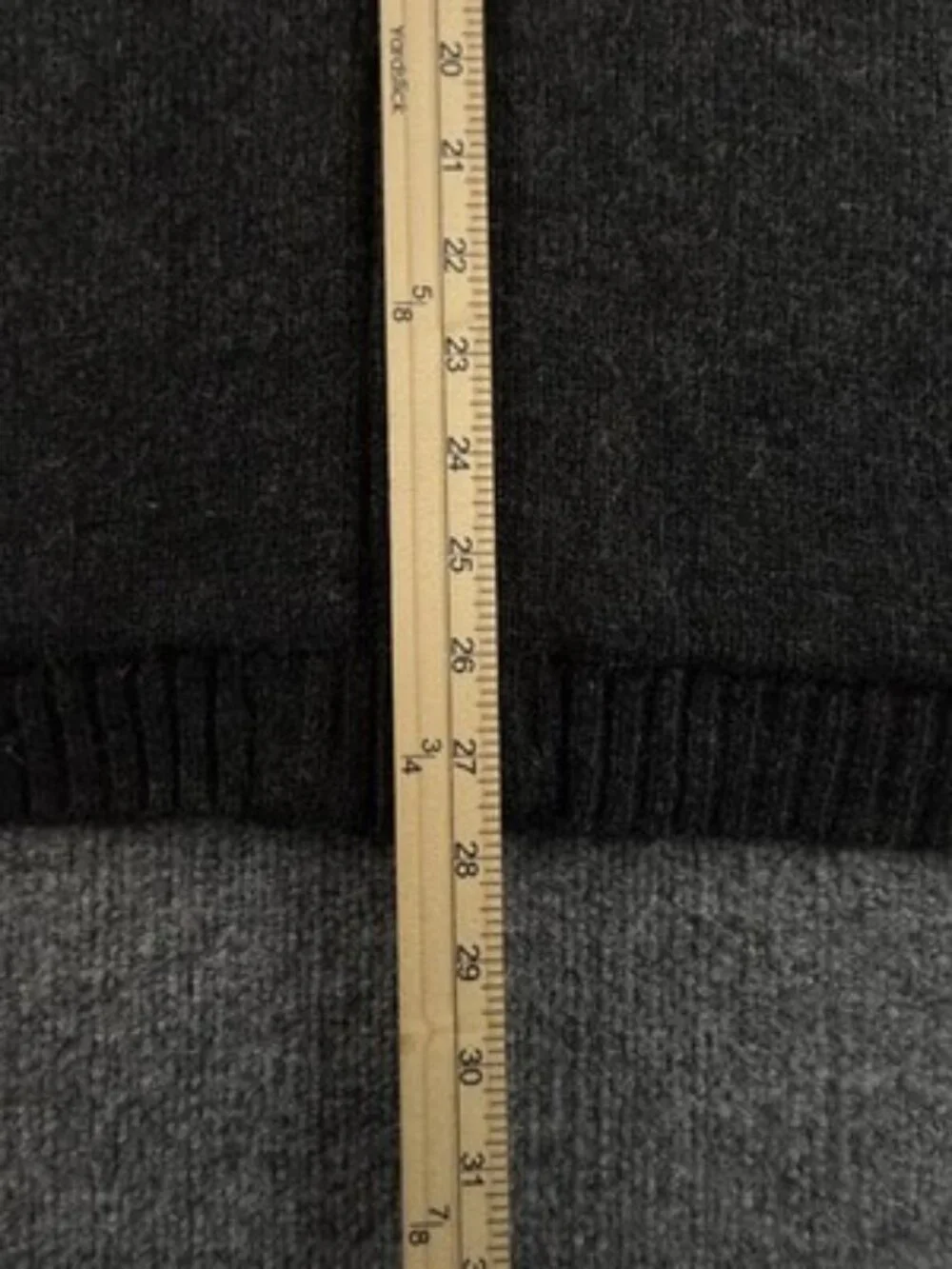 Thomas Burberry Shetland Wool Collared Long Sleeve Dark Gray Full Zip Logo Men